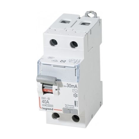 Legrand DX³-ID Fehlerstromschutzschalter Grau 40A 230V