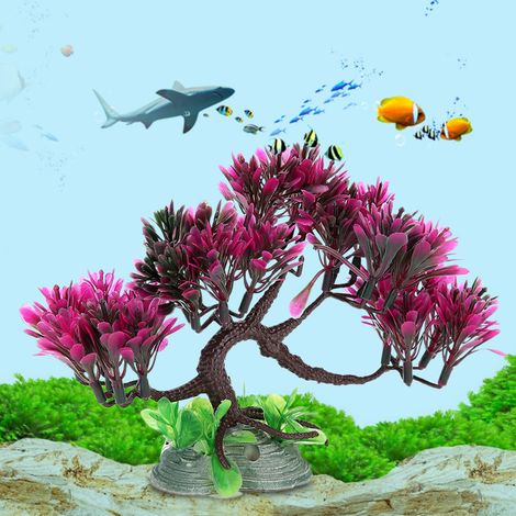 Décoration d'Aquarium avec Plantes Artificielles Réalistes pour Paysage Sous-Marin - AUTRES (1/5)