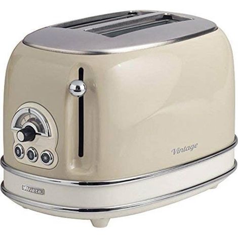 Tostadora Ariete 155 2 Rebanadas Vintage Potencia 810 W Beige (1/8)