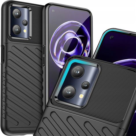 Funda protectora flexible Thunder Case para Realme 9 Pro, color negro. (1/5)