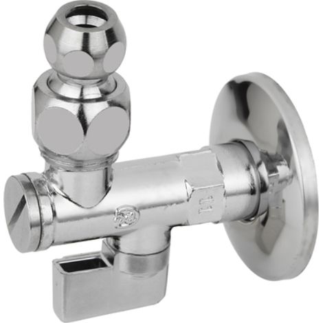 RUBINETTO SOTTOLAVABO COMPACT A SFERA CON FILTRO A SNODO 1/2x10 DN 8/PN 10 BUGATTI (1/2)