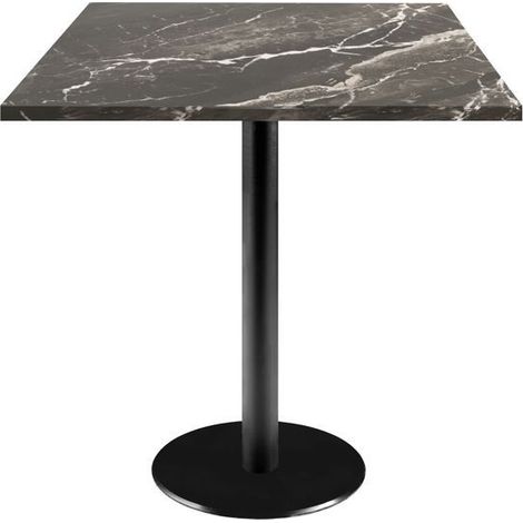 Table 70 x 70 cm - modèle Rome marbre royal
