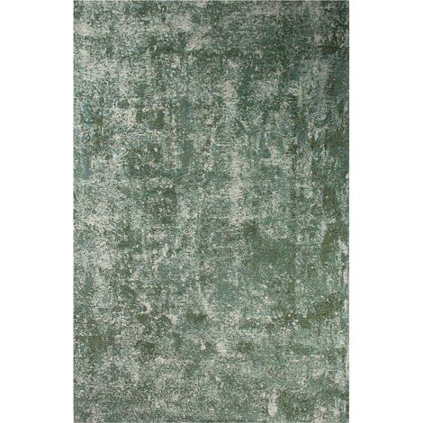 Tapis intérieur extérieur vert antidérapant tissé jacquard - 170 x 240 cm (1/5)