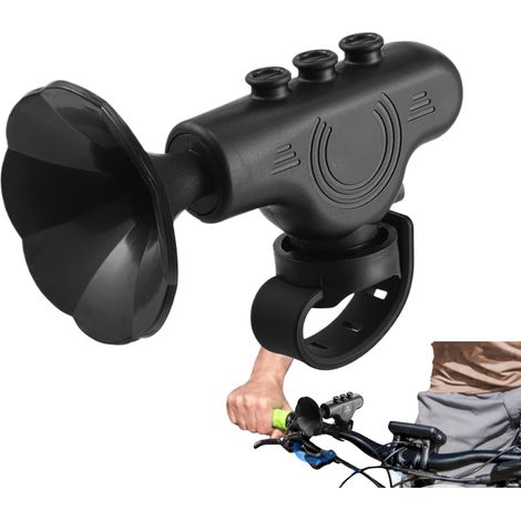 clacson per bicicletta, campanello elettronico, clacson con suono ad alto decibel, campanello da manubrio, impermeabile, sirena regolabile, bicicletta da esterno (1/5)