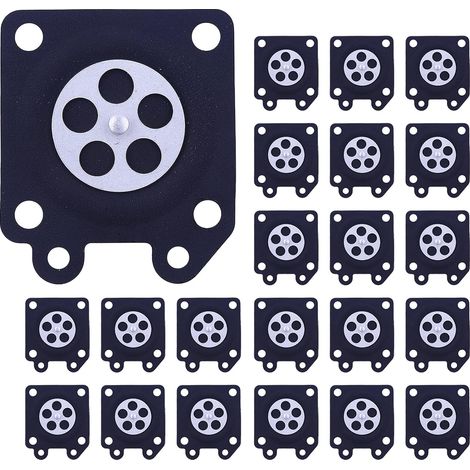 20 Stück Vergasermembran für Walbro WA WT WY WZ Serie, Membransatz Dichtung Vergaser Reparatursatz OEM 95-526, 95-526-9, 95-526-9 (1/5)