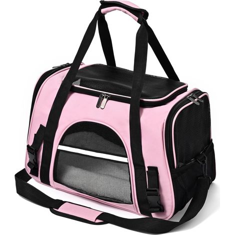 Borsa per trasportini per animali domestici, borsa per cani, borsa a tracolla per animali domestici, scatola da trasporto portatile con borsa per trasportini per gatti con tracolla sottile (1/5)