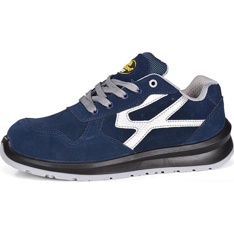 Scarpe antinfortunistiche in pelle da uomo e da donna - L7328 S1P Scarpa antinfortunistica leggera alta in materiale composito, scarpe da lavoro leggere antiscivolo per cantieri edili e industria (1/5)