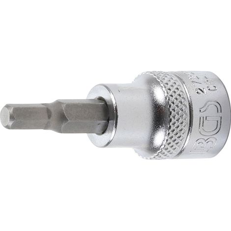 Chiave a bussola  10 mm (3/8")  esagono interno 3/16"