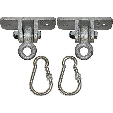 Verriegelungskarabiner, robuste Drehhaken, Trapez-Sets, statische Spannung, 5000 lb Kapazität (1/5)