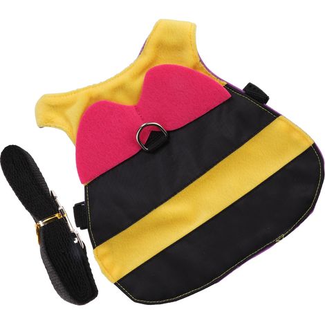 Harnais ajustable pour chat/lapin en forme d'abeille, avec corde de traction, taille S (1/5)