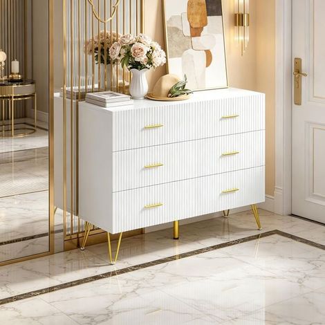 Meuble tv design élégant rangement table console commode buffet (1/5)