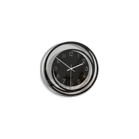Reloj de pared moderno, relojes de pared para sala de estar, esfera grande de 28 cm, sin tictac, silencioso para la escuela, reloj de pared para el hogar, decoración de pared - Crezuo (1/3)