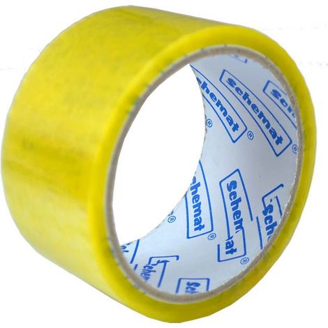Schéma du ruban adhésif transparent d'emballage « 50 » (6 pièces)