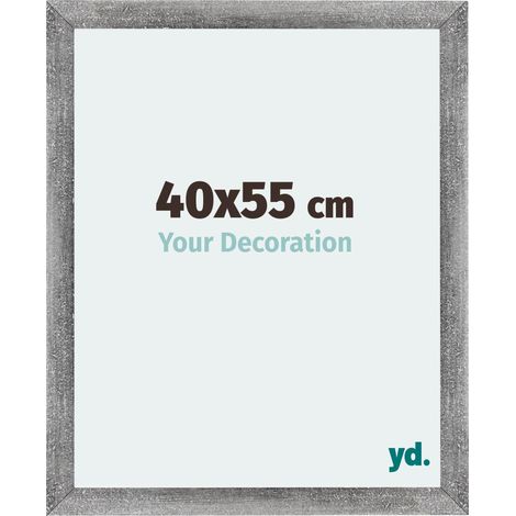 yd. - Cadre photo 40x55 - Gris Patine - MDF - Mura