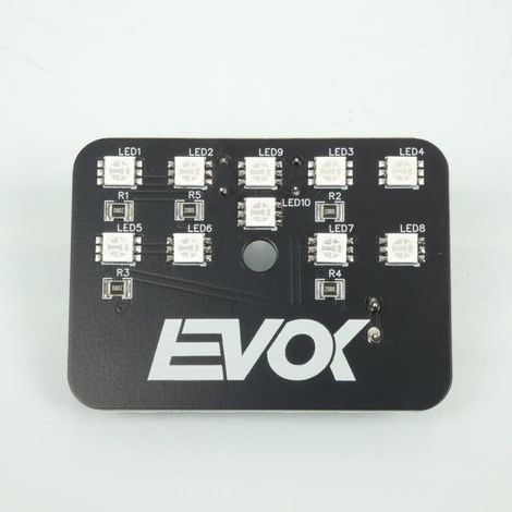 Rücklicht EVOK Iron LED 12V für Scooter Piaggio 50 Vespa 1963 (1/2)