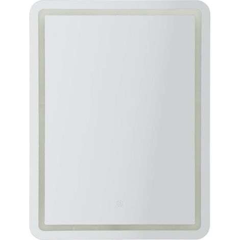 Specchio da parete in specchio argento, 60x3,5x80 cm – led Simple Rettangolare. (1/5)