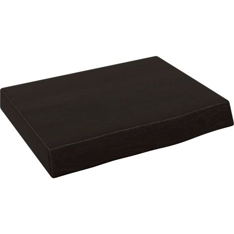 Maison Exclusive - Waschtischplatte Dunkelbraun 40x30x(2-6)cm Mas