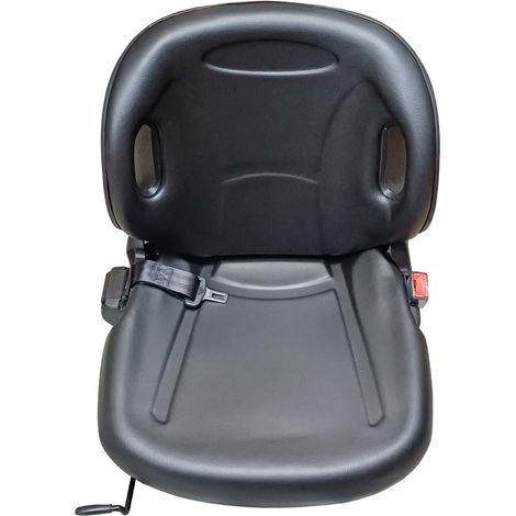 Sedile in ecopelle nero per carrelli elevatori seatindustries