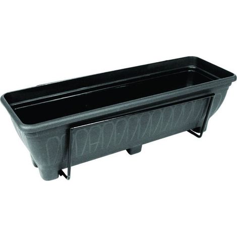 Wall Mounted Trough Planter - Terracotta (1/2)