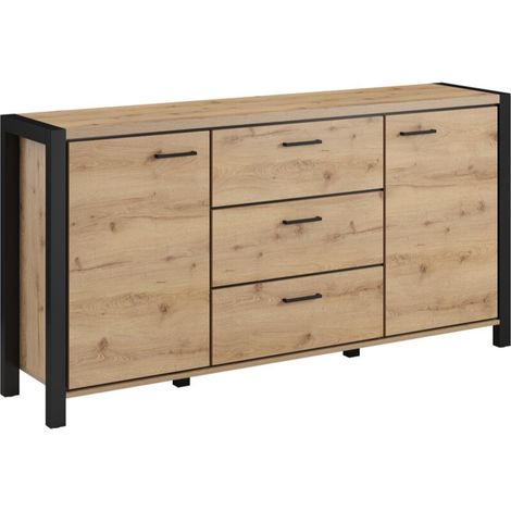 Cómoda Temire 104 , Con cajones y puertas, Número de cajones: 0, 91x180x41cm (1/5)