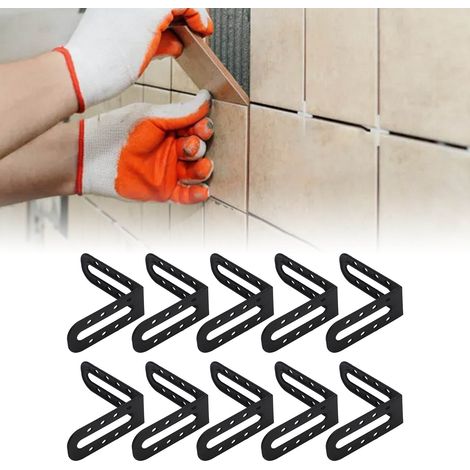 L'outil de nivellement d'angle pour le positionnement des carreaux est un outil auxiliaire professionnel qui peut être utilisé conjointement avec les appareils de nivellement de carreaux. (1/5)