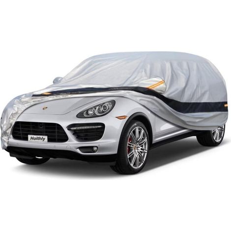 Auto Abdeckplane für Porsche Cayenne (2002-2024) 10-lagig wasserdicht atmungsaktiv UV-Schutz (1/5)