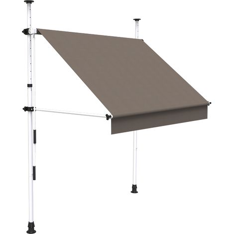 Store banne autoportant sans perçage 200 x 150 cm – Toile 100% polyester – Résistance UV 99% – Installation rapide pour balcon ou terrasse – Sunny Inch (1/5)