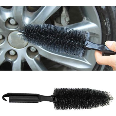 Brosse à Jantes De Voiture pour Jantes, Brosse à Récurer Les Jantes De Pneus sans Rayures, Nettoyeur Jante Pneus Brosse Outil, Nettoyage & Entretien Jante pour Voiture, Moto Et Vélo(Pointé) (1/5)