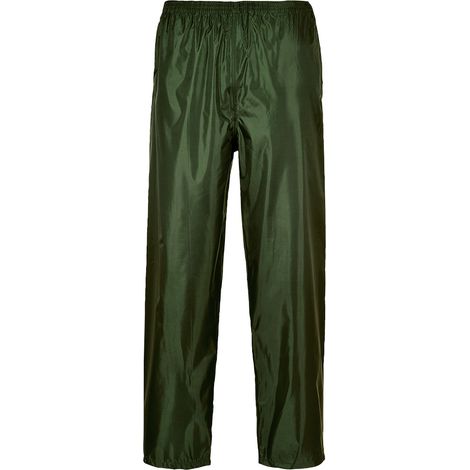 Pantalon Pluie Classic Vert Xl Imperméable, Léger, Confortable - Portwest