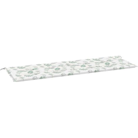 Maison Exclusive - Cuscino per Panca a Foglie 150x50x3 cm in Tessuto Oxford (1/5)