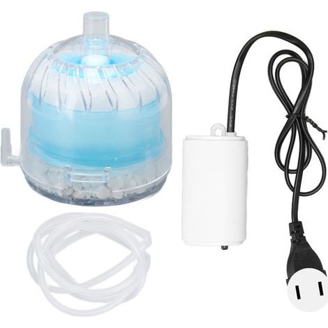 BelleRise - Filtre aquarium silencieux – ZY-T11 3 W 3 L/min – sans perçage – pour aquarium eau douce (1/4)