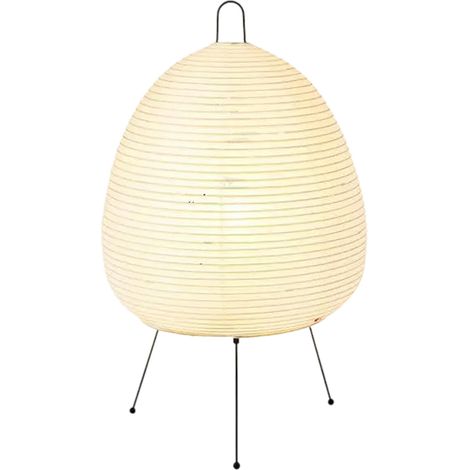 1 Lampe papier, design Noguchi, style minimaliste, éclairage intérieur, salon chambre hôtel (1/5)