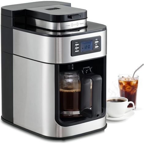 COSTWAY Macchina da Caffè con Caraffa 1 L, Max 8 Tazze (1/3)
