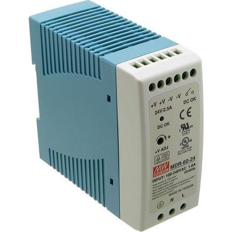 Alimentazione DIN Rail 5Vdc 10A 50W