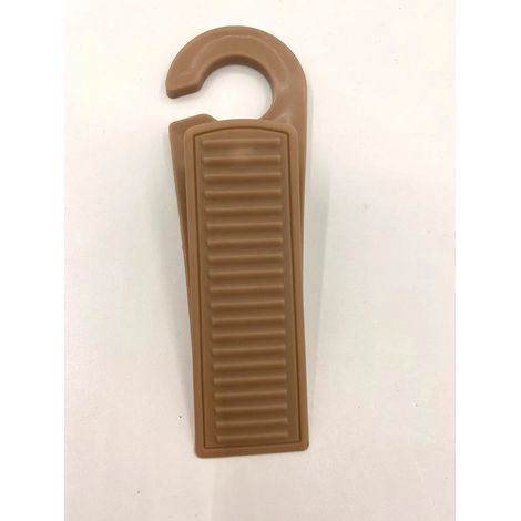 Butée de porte en silicone marron, lot de 1, protection anti-choc, coupe-vent pour portes de maison et bureau (1/5)