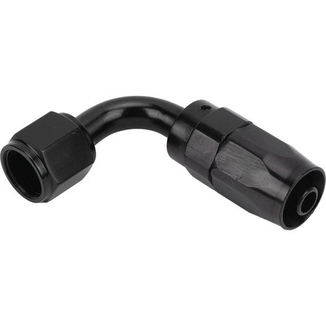 Raccord pivotant AN6 90° pour conduites de carburant, huile, gaz, air, liquide de refroidissement et eau (1/5)