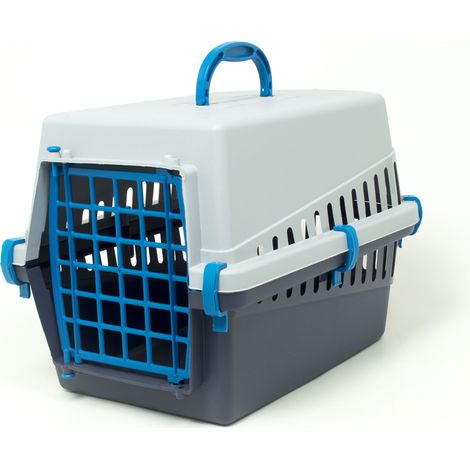 Trasportino Pet Animali Domestici Modello Otto Colore Azzurro (1/4)