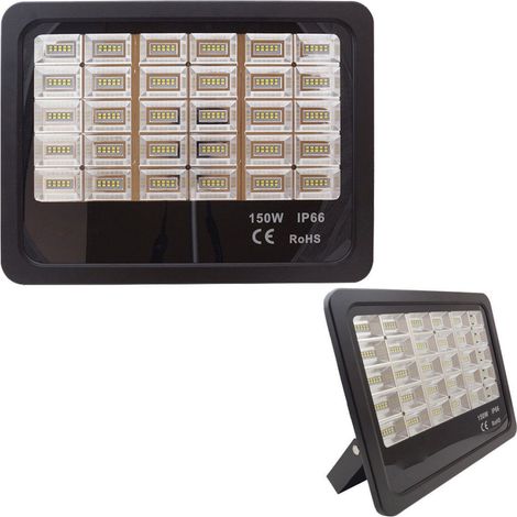 TrAdE Shop Traesio - Faro Faretto Slim Led Luce Bianca 150watt Ip66 150 Watt Led Smd - (1/5)