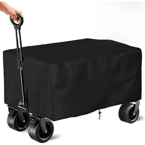 Housse imperméable pour chariot en tissu Oxford 210D, résistante aux UV, pliable, adaptée aux chariots de jardin. (1/5)