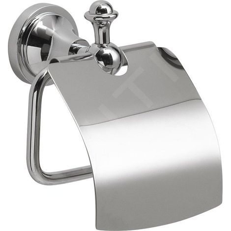Sapho Gedi Nevis - Porte-papier de toilette avec couvercle, chrome NV2513 (1/5)