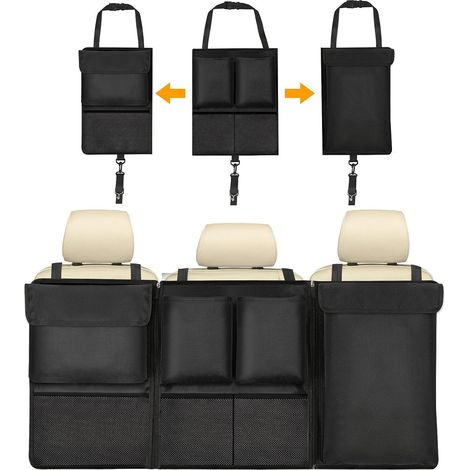 Organisateur de coffre de voiture, sac de rangement pour siège arrière, étanche, multifonctionnel, séparateur, protection de coffre pour SUV 1 Buc (1/5)
