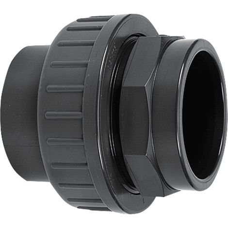 Raccord fileté en PVC-U, diamètre intérieur 40 mm, 26 x 54 x 23 mm, pression nominale 16 bar, pour tuyau d'irrigation goutte à goutte (1/2)