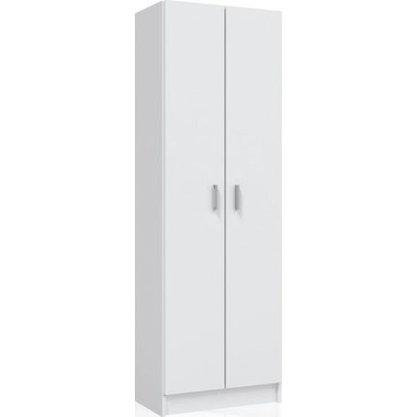 Armario de 2 puertas 60x180 cm Multi Useful Blanco (ancho) x 180cm (alto) (1/5)