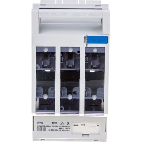 Disyuntor Hager LT050 3 polos 160 A 690 V