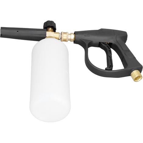 Schaumlanze mit verstellbarer Messingdüse, auslaufsicher, 1 l, 1/4-Zoll-Druckpistole für die Autowäsche (1/5)