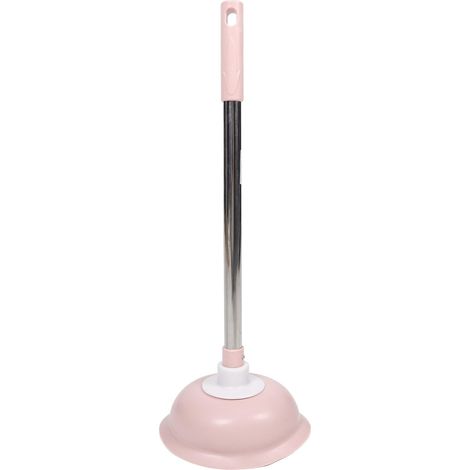 Ventouse WC Rose, Déboucheur Canalisation avec Grande Ventouse Anti-Déformation, 1 Unité (1/5)