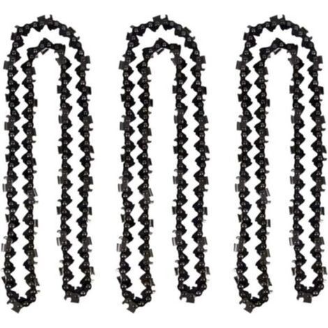Set of 3 50cm 0.325" 1.5mm Chainsaw Chains with 76 Drive Links - Compatible with Timberpro 62CC, Hyundai and others (1/4)