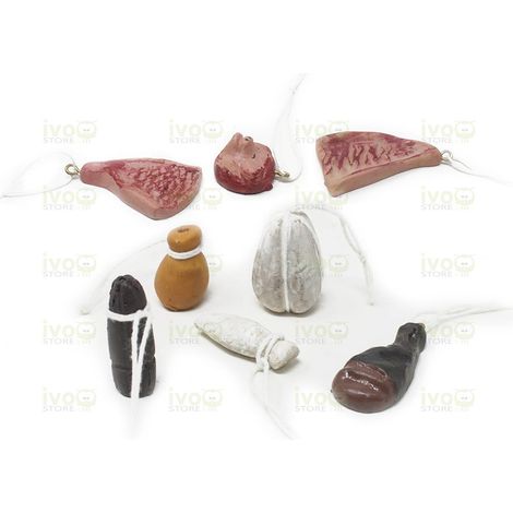 Carne e Formaggi Set da 8 Pezzi in Resina 86596 (1/5)