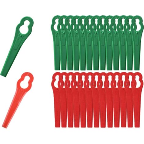 100 Lames Rouge & Vert – Pour Florabest Lidl Frta 20 A1 (1/5)