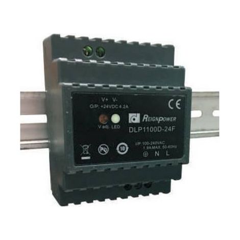 Dehner Elektronik DLP 1100D-12F fuente de alimentación para carril DIN 100W